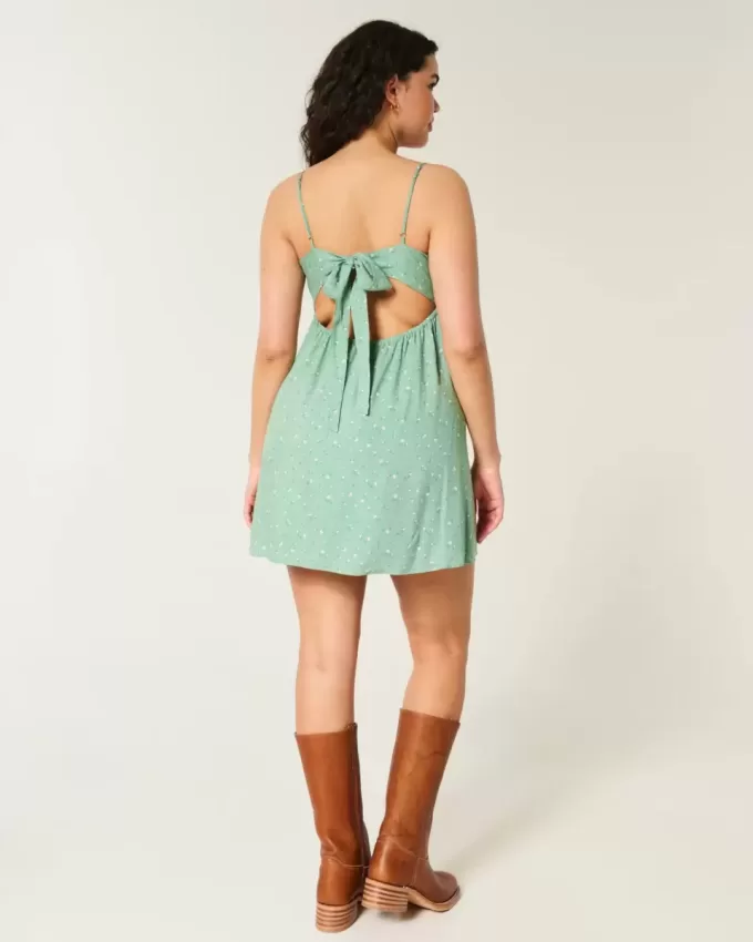 Lace Detail Slip Mini Dress