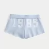 Lace Graphic Mini Fleece Shorts