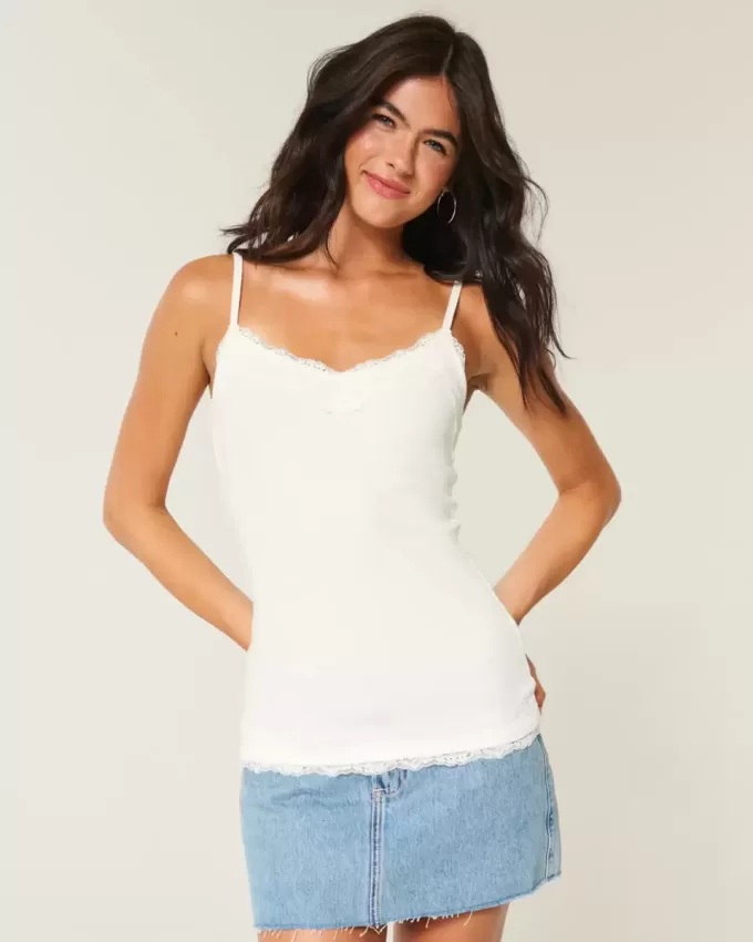 Lace Trim Cami Lace Trim Cami