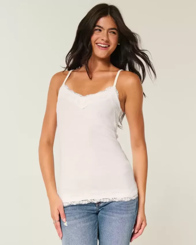 Lace Trim Cami Lace Trim Cami