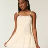 Lace Trim Mini Dress Lace Trim Mini Dress