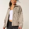 Leopard Print Denim Jacket Leopard Print Denim Jacket