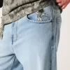 Light Wash Astronaut Graphic Super Baggy Jeans Light Wash Astronaut Graphic Super Baggy Jeans