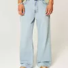Light Wash Baggy Bootcut Jeans Light Wash Baggy Bootcut Jeans
