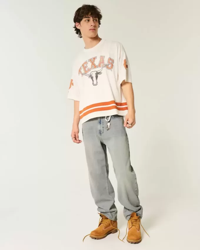 Light Wash Baggy Jeans