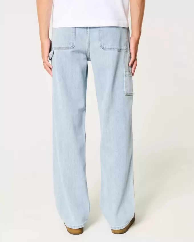 Light Wash Baggy Painter Jeans
