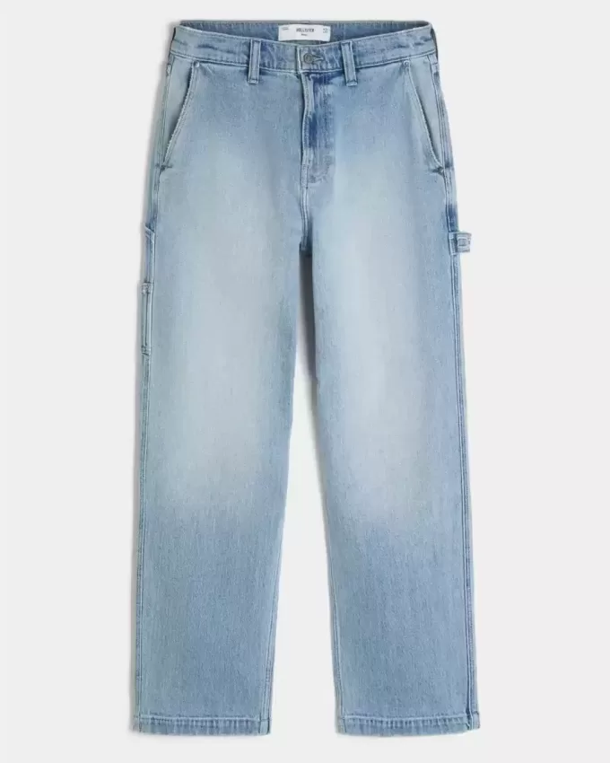 Light Wash Baggy Painter Jeans Light Wash Baggy Painter Jeans