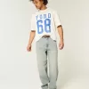 Light Wash Embroidered Dice Skater Baggy Jeans Light Wash Embroidered Dice Skater Baggy Jeans