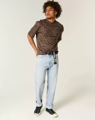 Light Wash Loose Jeans