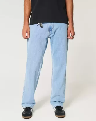 Light Wash Loose Jeans