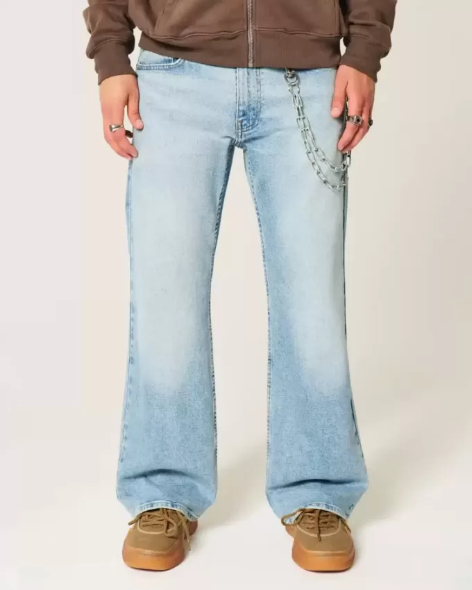 Light Wash Relaxed Bootcut Jeans Light Wash Relaxed Bootcut Jeans