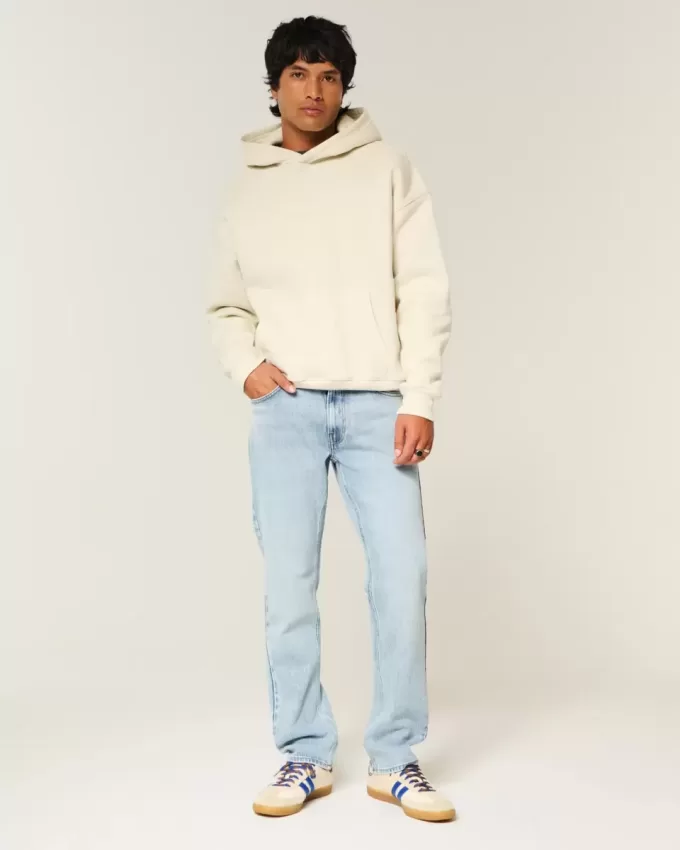 Light Wash Slim Straight Jeans Light Wash Slim Straight Jeans