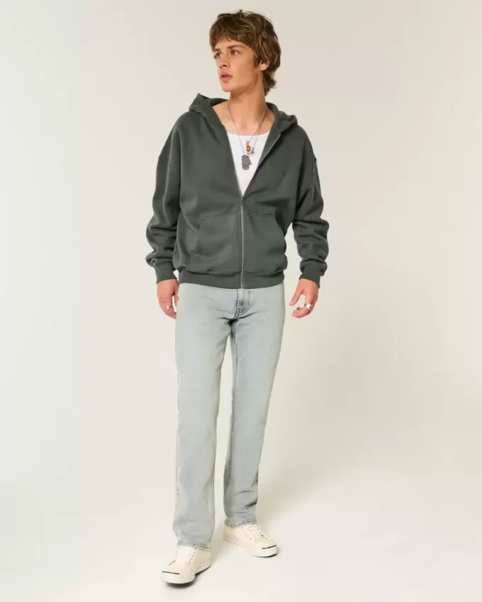 Light Wash Slim Straight Jeans Light Wash Slim Straight Jeans