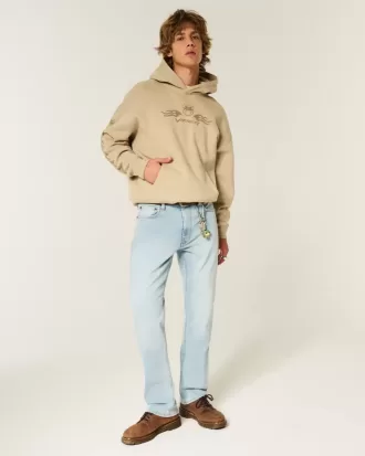 Light Wash Slim Straight Jeans Light Wash Slim Straight Jeans