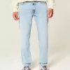 Light Wash Slim Straight Jeans Light Wash Slim Straight Jeans