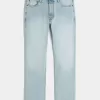 Light Wash Slim Straight Jeans Light Wash Slim Straight Jeans