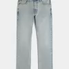 Light Wash Slim Straight Jeans Light Wash Slim Straight Jeans