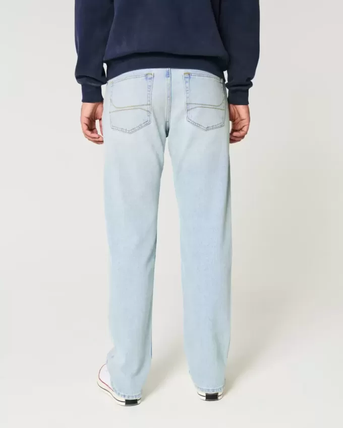 Light Wash Straight Jeans Light Wash Straight Jeans