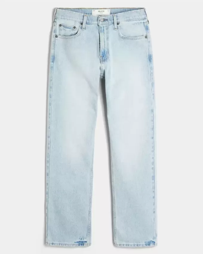 Light Wash Straight Jeans Light Wash Straight Jeans