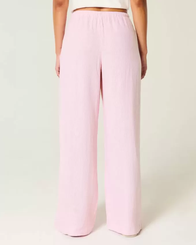 Linen-Blend Baggy Pull-On Pants Linen-Blend Baggy Pull-On Pants