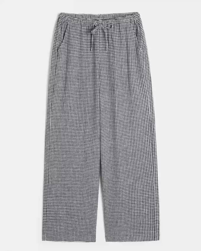 Linen-Blend Baggy Pull-On Pants Linen-Blend Baggy Pull-On Pants