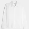 Linen-Blend Button-Through Shirt Linen-Blend Button-Through Shirt