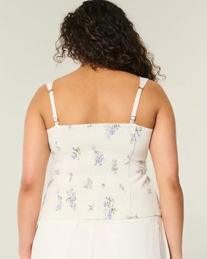 Linen Blend Button-Through Top Linen Blend Button-Through Top