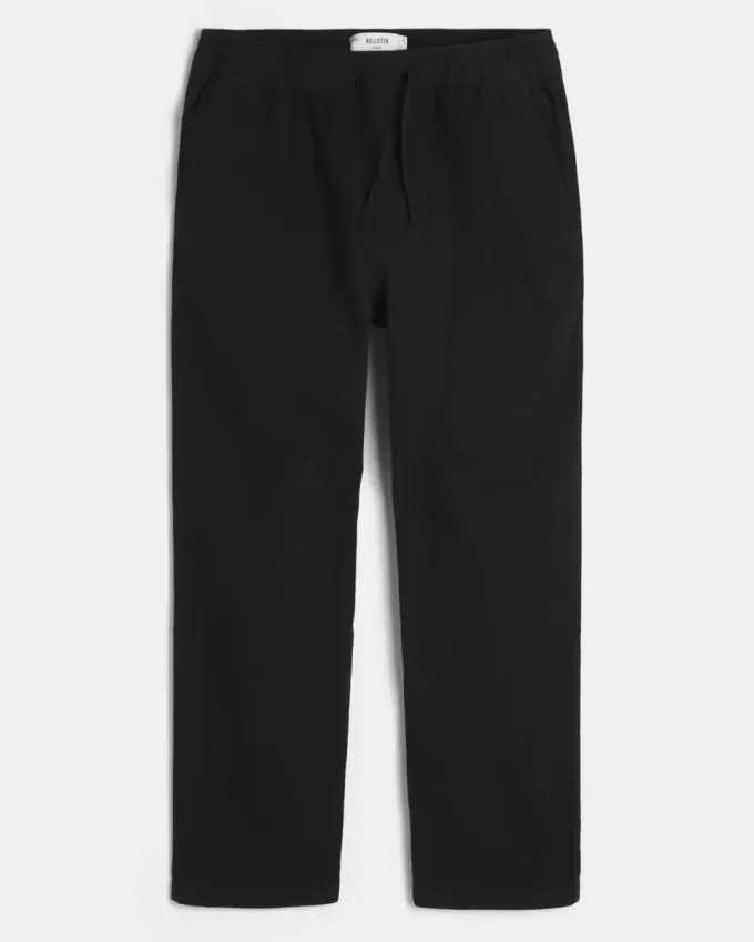 Linen-Blend Loose Pull-On Pants Linen-Blend Loose Pull-On Pants