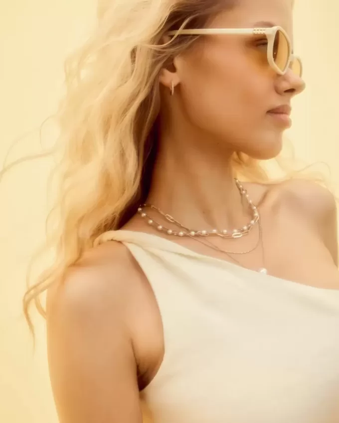 Linen-Blend One-Shoulder Top Linen-Blend One-Shoulder Top