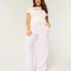 Linen-Blend Pull-On Baggy Pants Linen-Blend Pull-On Baggy Pants