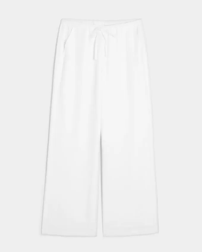 Linen-Blend Pull-On Baggy Pants Linen-Blend Pull-On Baggy Pants