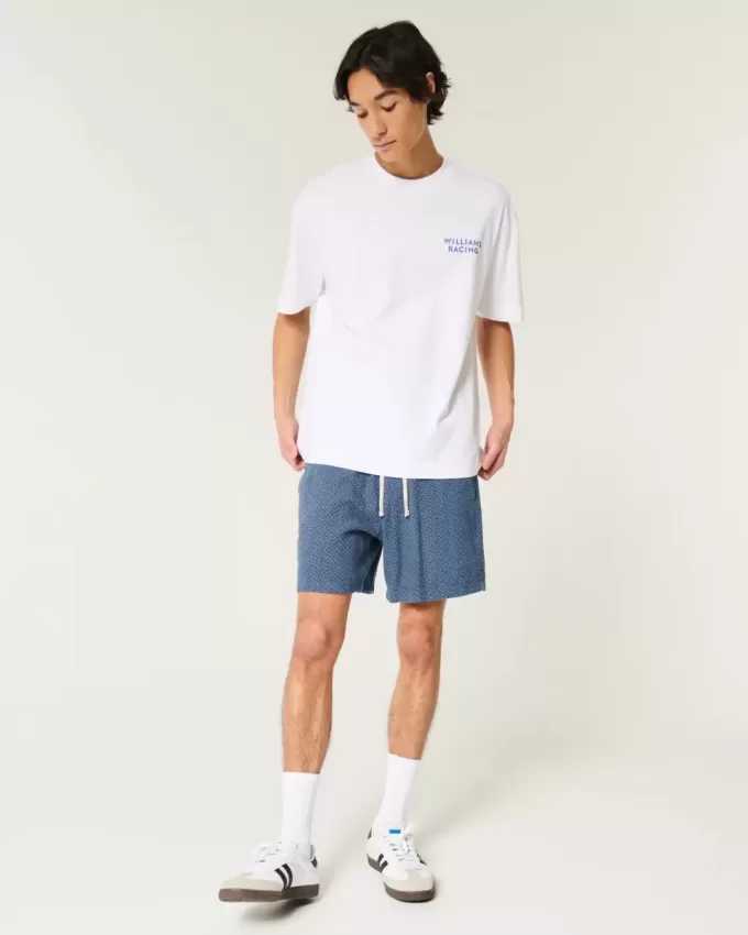 Linen-Blend Pull-On Shorts Linen-Blend Pull-On Shorts