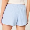 Linen-Blend Side Bow Soft Shorts Linen-Blend Side Bow Soft Shorts