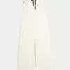 Linen-Blend Strapless Jumpsuit Linen-Blend Strapless Jumpsuit