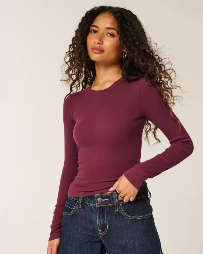 Long-Sleeve Crew Top Long-Sleeve Crew Top