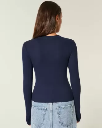 Long-Sleeve Crew Top