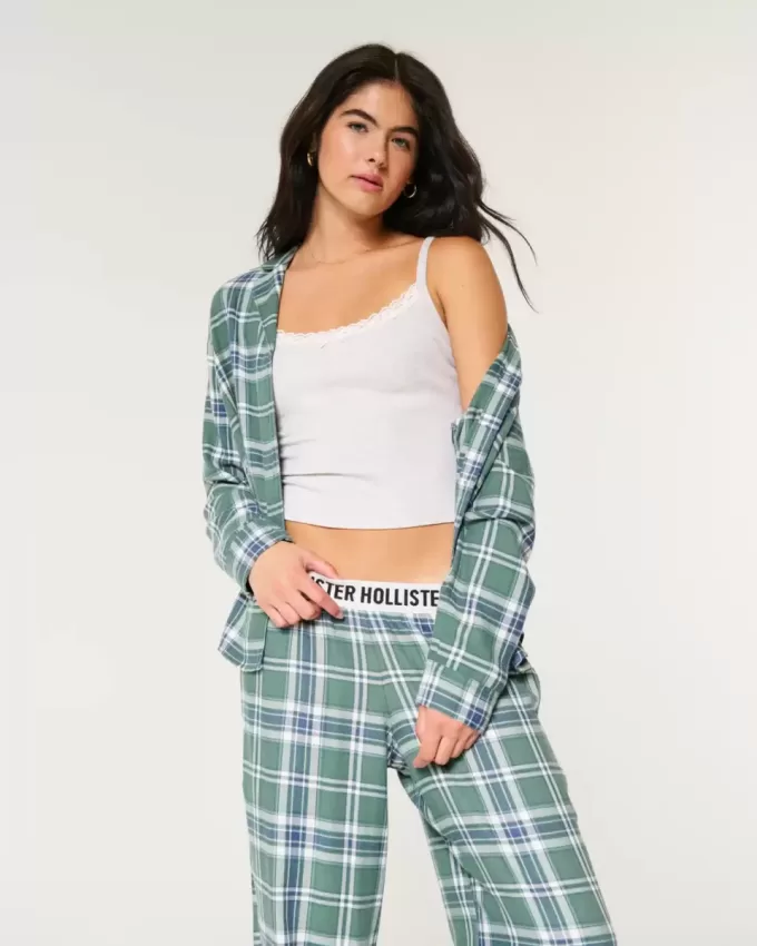 Long-Sleeve Flannel Pajama Top Long-Sleeve Flannel Pajama Top