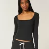 Long-Sleeve Square-Neck Top Long-Sleeve Square-Neck Top