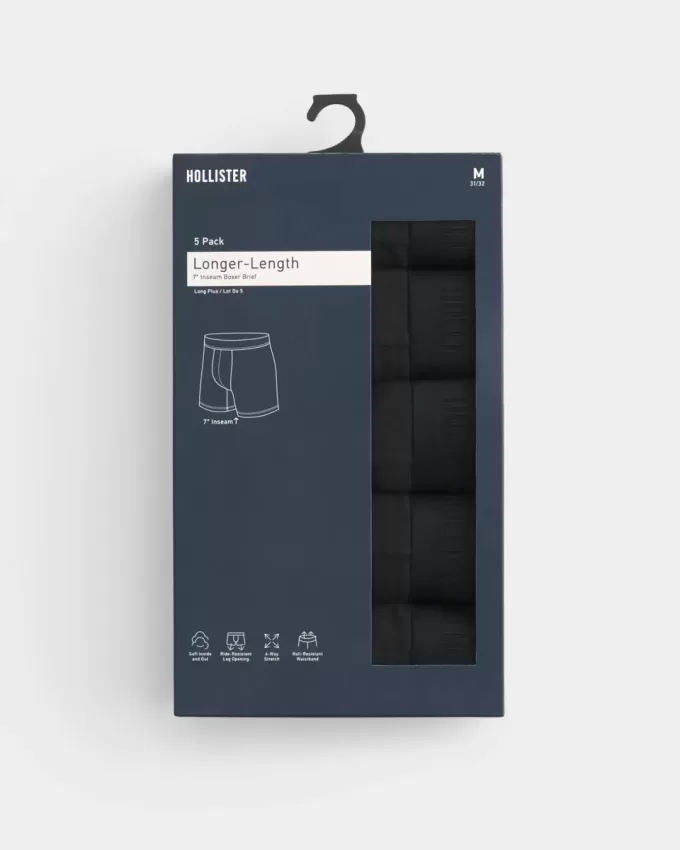 Longer-Length Boxer Brief 5-Pack Longer-Length Boxer Brief 5-Pack