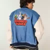 Looney Tunes Graphic Denim Jacket Looney Tunes Graphic Denim Jacket