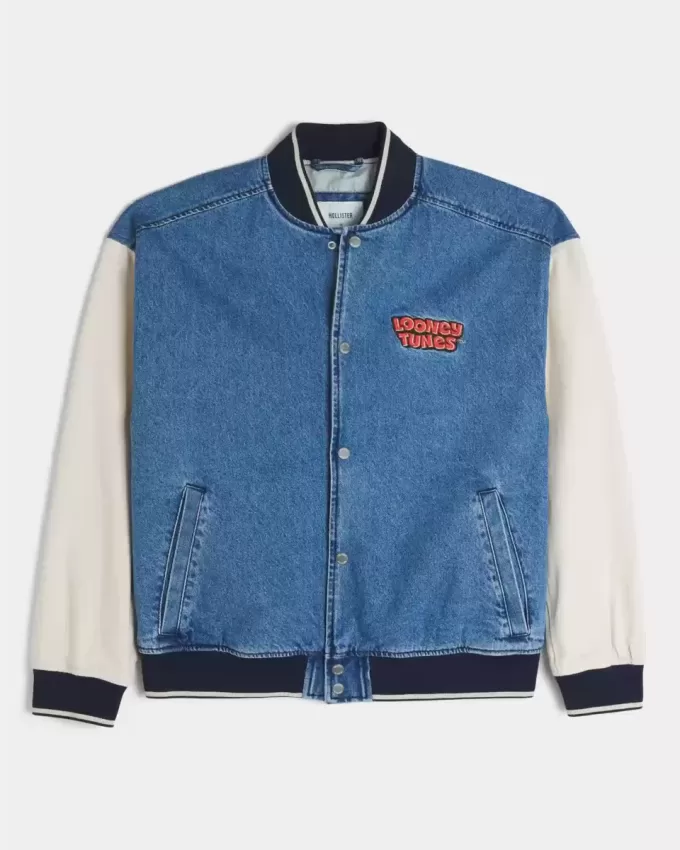Looney Tunes Graphic Denim Jacket Looney Tunes Graphic Denim Jacket