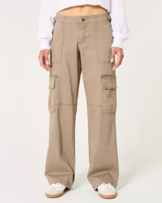 Low-Rise Baggy Cargo Pants
