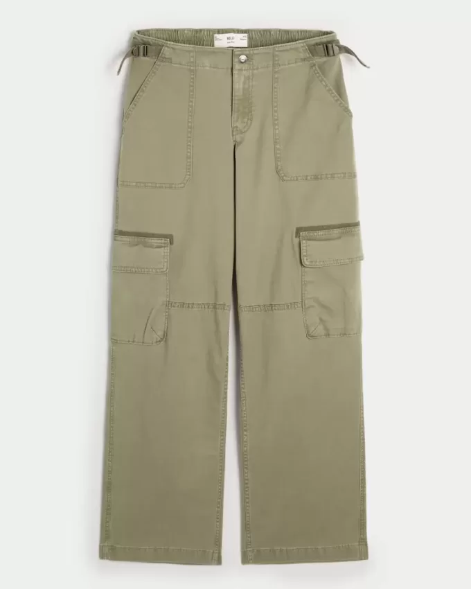 Low-Rise Baggy Cargo Pants
