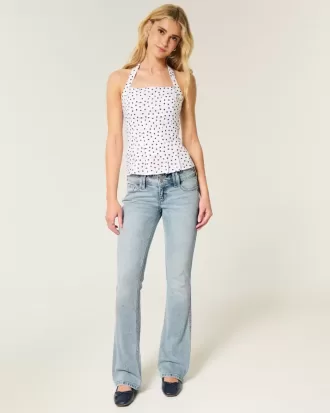 Low-Rise Bootcut Jeans