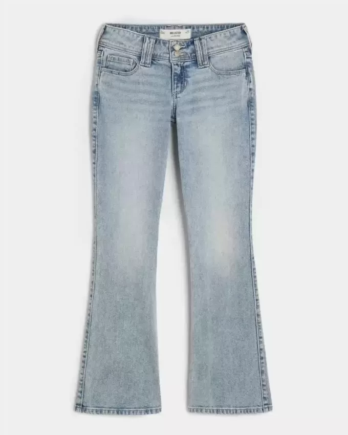 Low-Rise Bootcut Jeans