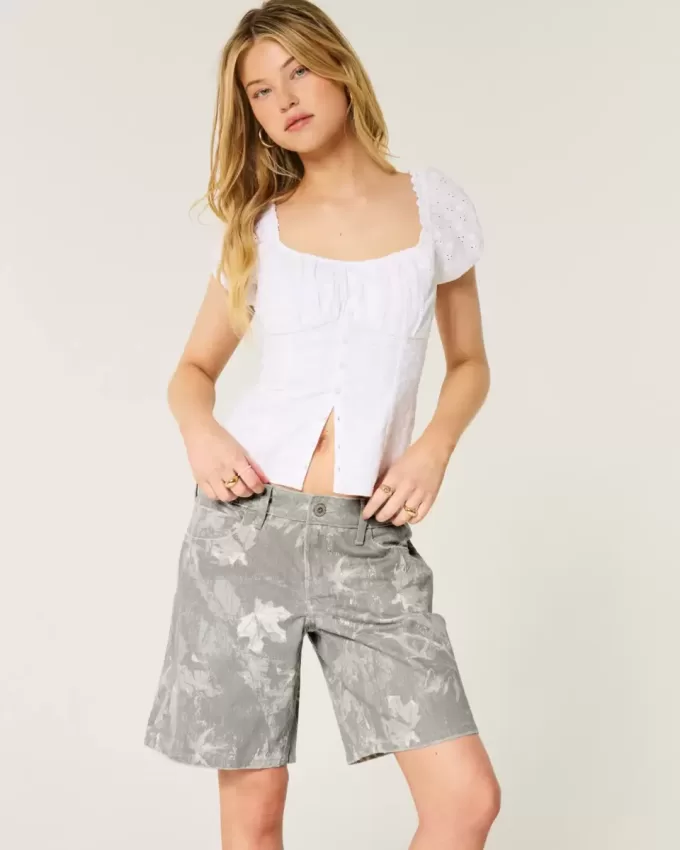 Low-Rise Camo Baggy Jort Low-Rise Camo Baggy Jort