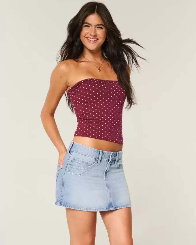 Low-Rise Class of ’26 Denim Mini Skort Low-Rise Class of ’26 Denim Mini Skort