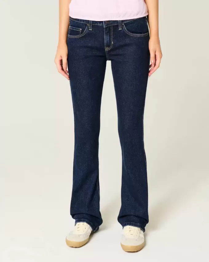 Low-Rise Dark Wash Bootcut Jeans Low-Rise Dark Wash Bootcut Jeans