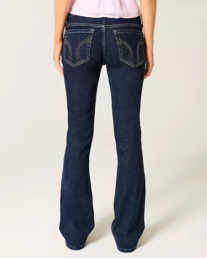 Low-Rise Dark Wash Bootcut Jeans Low-Rise Dark Wash Bootcut Jeans