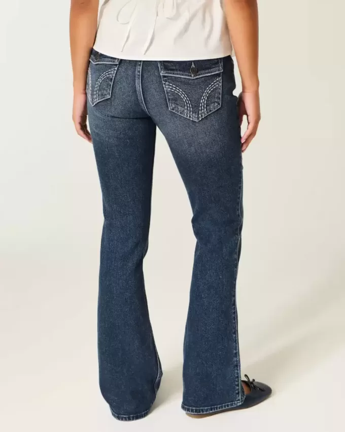 Low-Rise Dark Wash Bootcut Jeans Low-Rise Dark Wash Bootcut Jeans